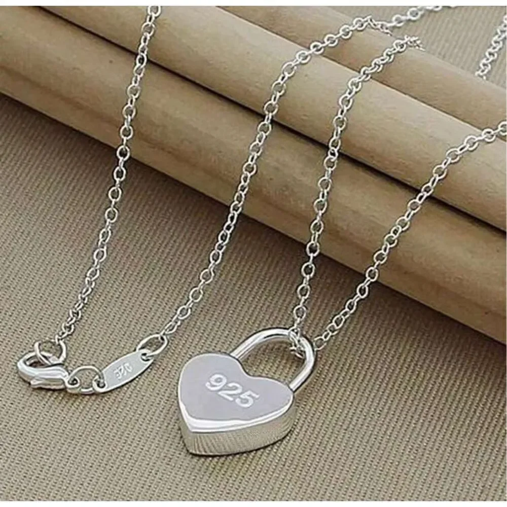 Sterling Silver Heart Necklace